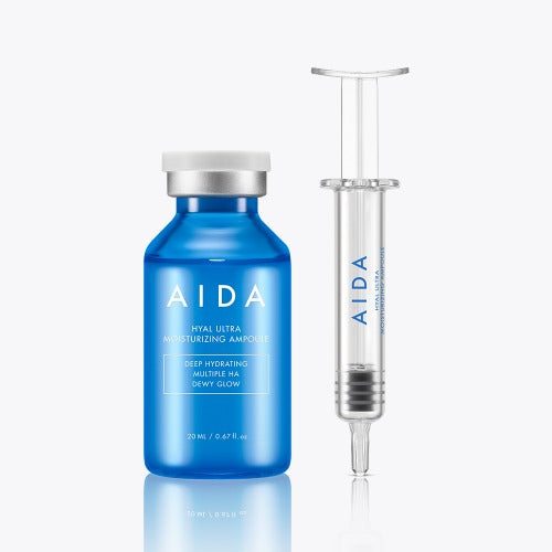 AIDA Hyal Ultra Moisturizing Ampoule 20ml | 7-Layer Hyaluronic Acid Hydrating Serum for Barrier Repair & Deep Moisture