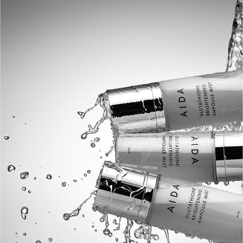 AIDA Glutathione Brightening Ampoule Mist 60ml | Dual-Layer Brightening Mist for Hydration, Firmness & Radiance