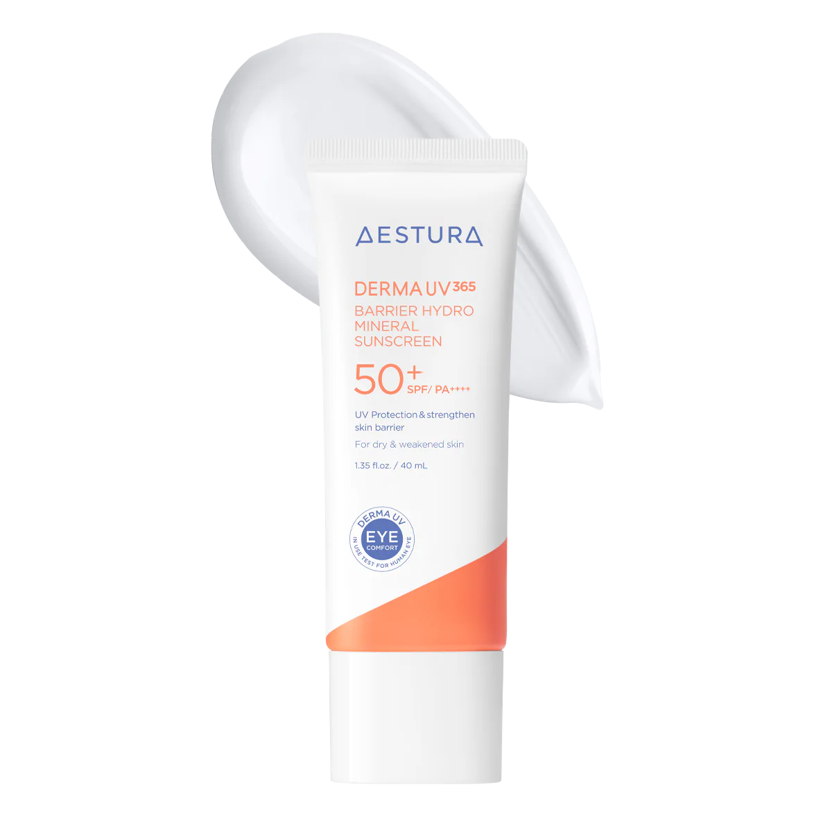 AESTURA Derma UV 365 Barrier Hydro Mineral Sunscreen SPF50+ PA++++ | K-Beauty Zinc Oxide Physical Sunscreen for Sensitive Skin