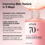 Anua Peach 70% Niacinamide Serum (30ml / 1.01 fl. oz.) | K-Beauty Glass Skin Serum & Glow Booster