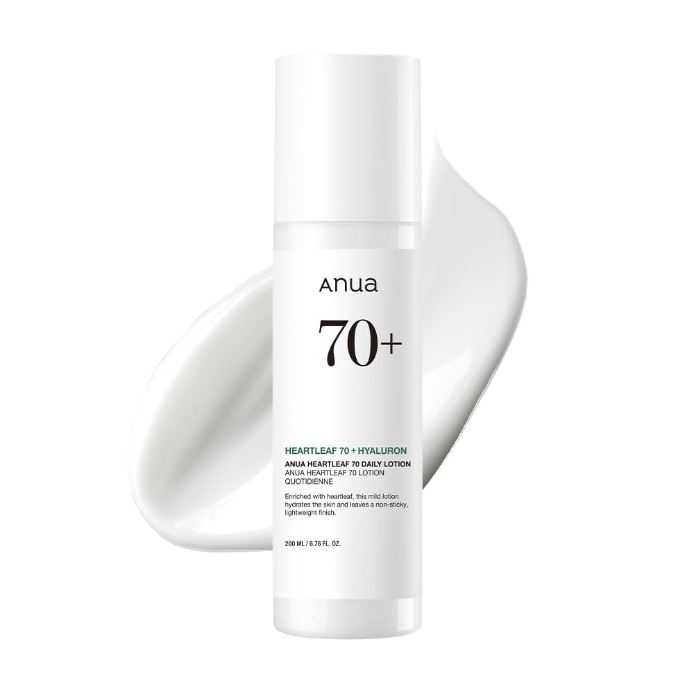 Anua Heartleaf 77 Daily Lotion (200ml / 6.76 fl. oz.) | K-Beauty Daily Face Moisturizer & Calming Lotion
