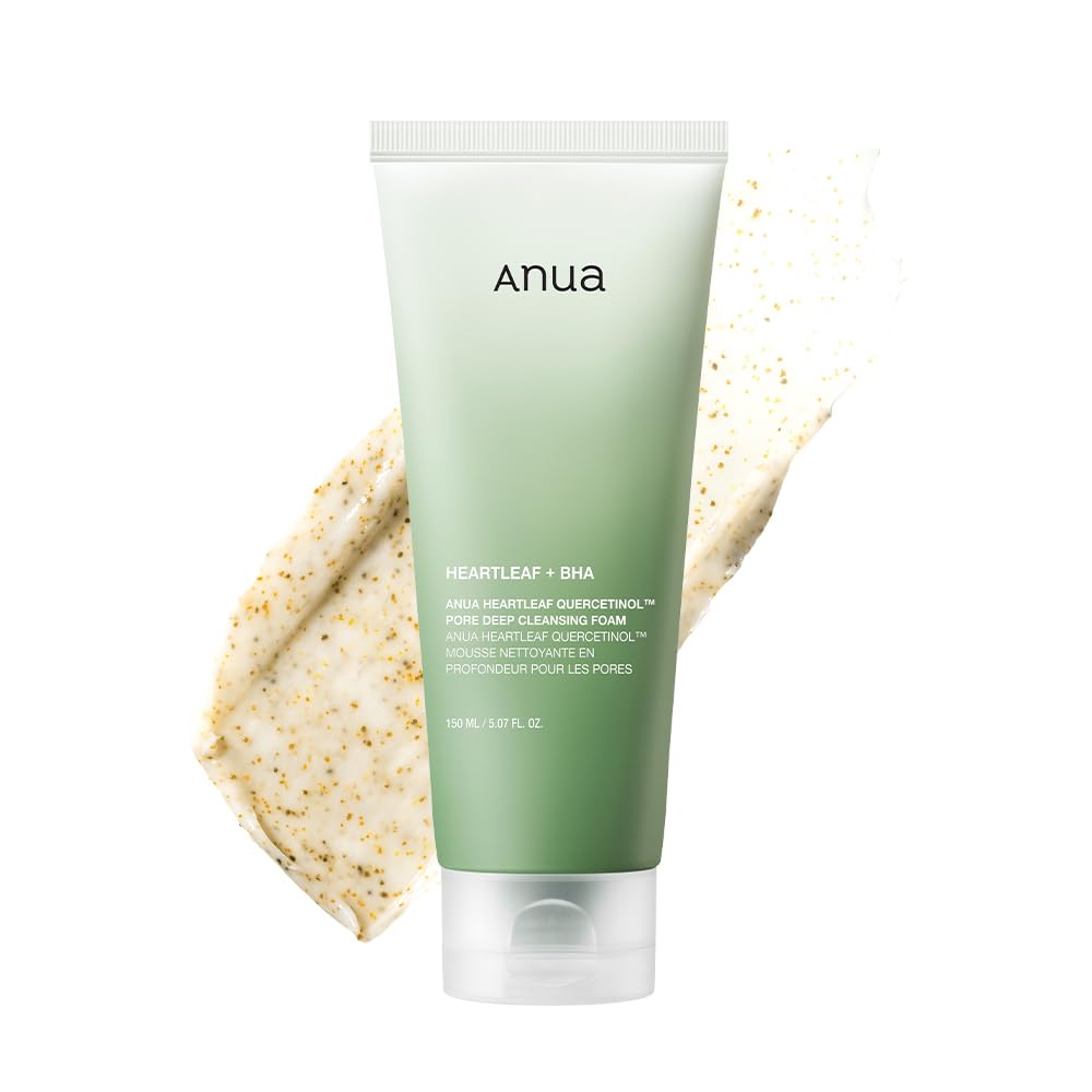 ANUA Heartleaf Quercetinol Pore Deep Cleansing Foam | Pore-Cleansing Korean Face Wash