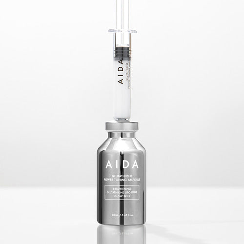 AIDA Glutathione Power Toning Ampoule 20ml | Brightening Ampoule for Dark Spots, Radiance & Even Skin Tone