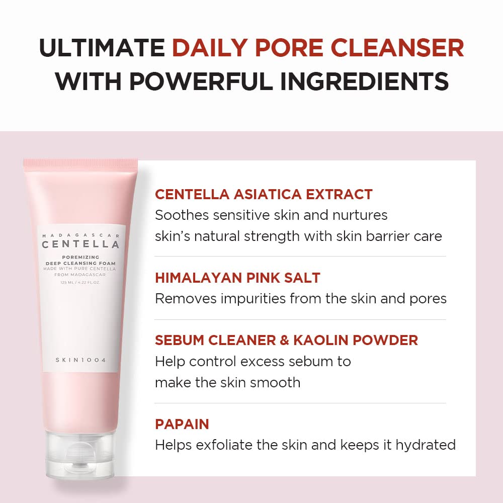 [SKIN1004] Madagascar Centella Poremizing Deep Cleansing Foam (125ml/4.23fl.oz)