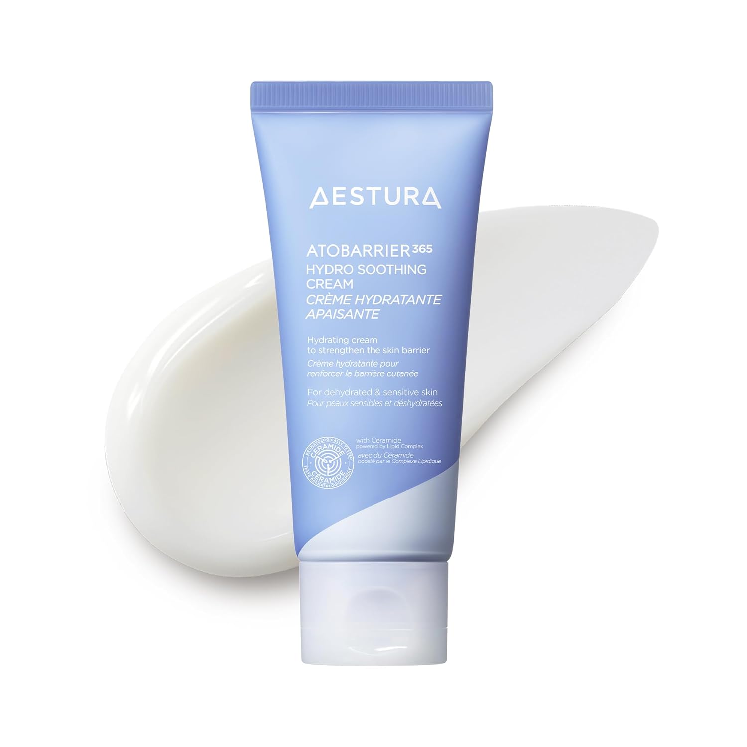 AESTURA Atobarrier365 Hydro Soothing Cream (60ml / 2.02 fl. oz.) | K-Beauty Instant Cooling Gel Moisturizer for Sensitive Skin