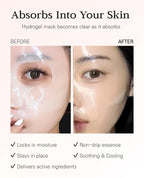Blanc Dubu Nuborn Cell Hydrogel Collagen Mask (4-Pack) | Hydrogel Firming Mask for Deep Hydration & Glass Skin Glow