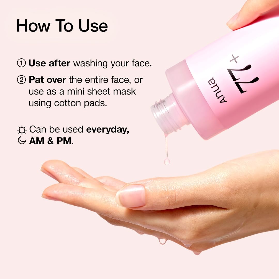 ANUA Peach 77 Niacin Essence Toner | Brightening & Hydrating Korean Toner