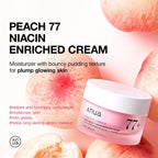 Anua Peach 77 Niacin Enriched Cream (50ml / 1.69 fl. oz.) | K-Beauty Glass Skin & Moisture Barrier Cream