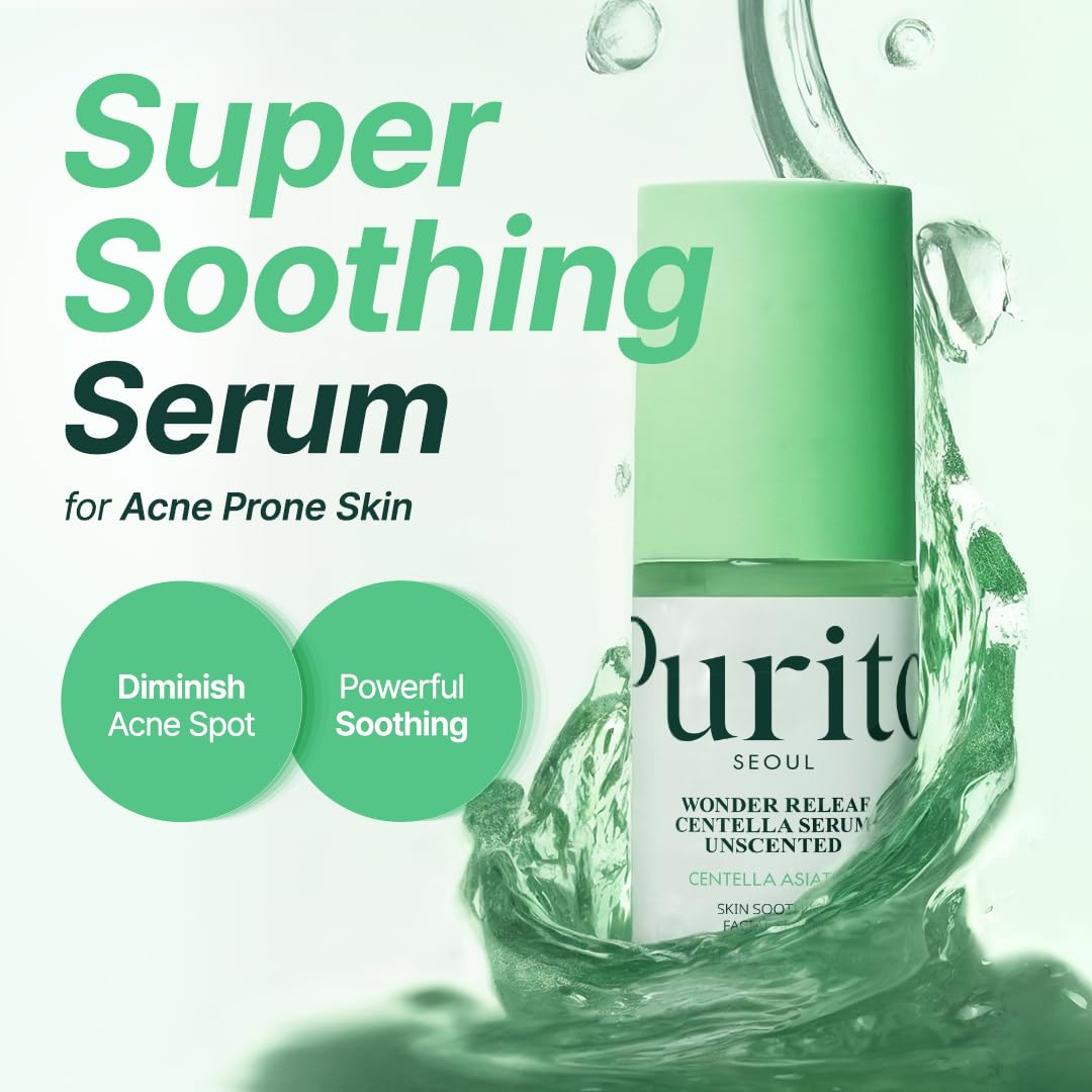[Purito] SEOUL Wonder Releaf Centella Serum Unscented (60mL/2.02fl.oz)