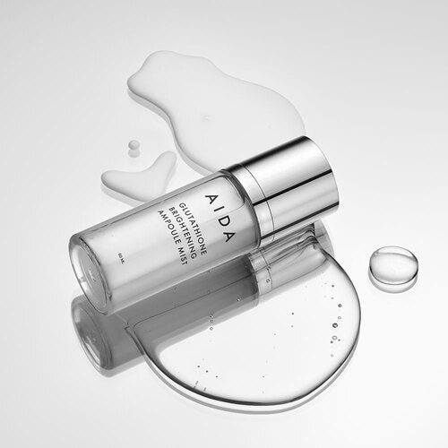 AIDA Glutathione Brightening Ampoule Mist 60ml | Dual-Layer Brightening Mist for Hydration, Firmness & Radiance