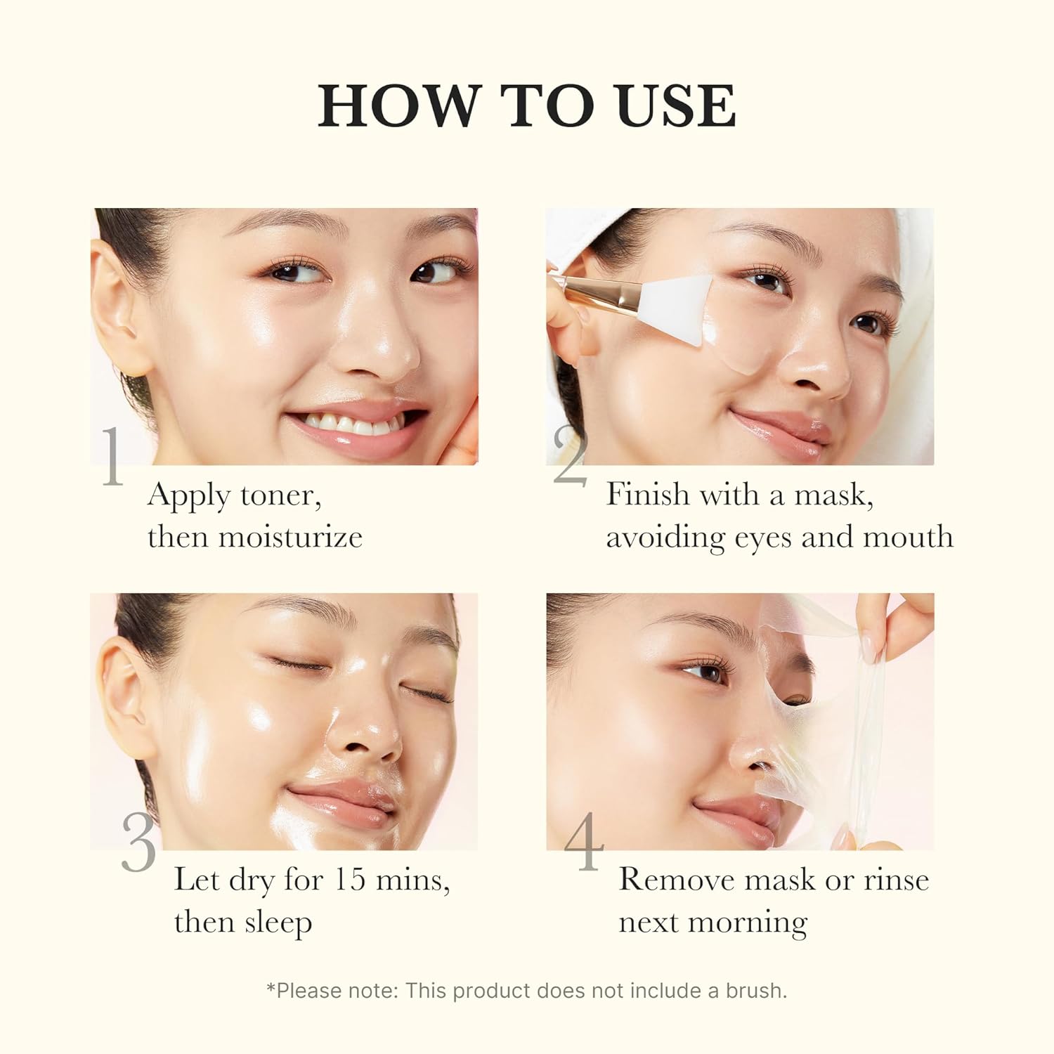 Medicube Kojic Acid Turmeric Overnight Wrapping Peel Off Mask (75ml / 2.53 fl. oz.) | K-Beauty Brightening Glass Glow Sleeping Mask