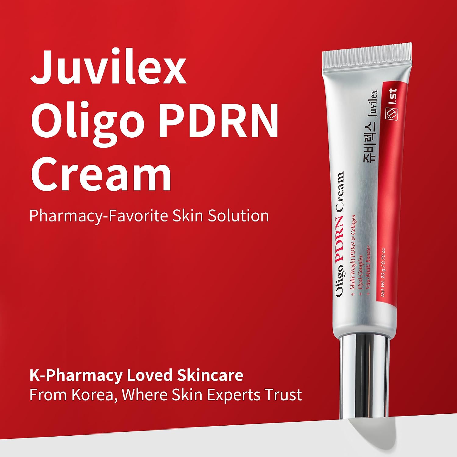 I.st Juvilex Oligo PDRN Cream (20g / 0.70 oz.) | Low-Molecular Weight Dual PDRN Soothing & Barrier Repair Cream