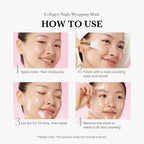 Medicube Collagen Night Wrapping Mask (75ml/2.53 fl.oz) | Overnight Firming & Hydrating Peel-Off Mask
