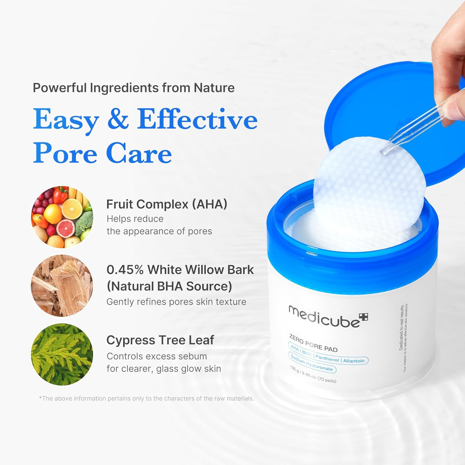 Medicube Zero Pore Pad (70pcs) | AHA BHA Exfoliating Toner Pads for Pore Care & Smooth Skin