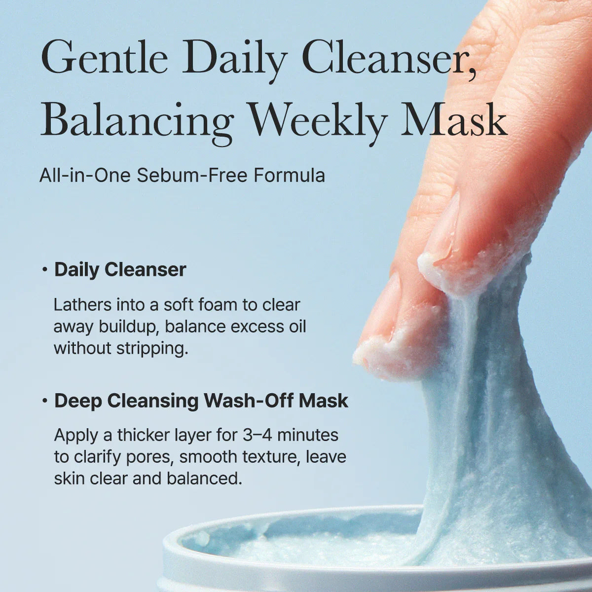 [Arencia] Fresh Blue Hyssop Rice Mochi Cleanser (120g/4.23fl.oz)