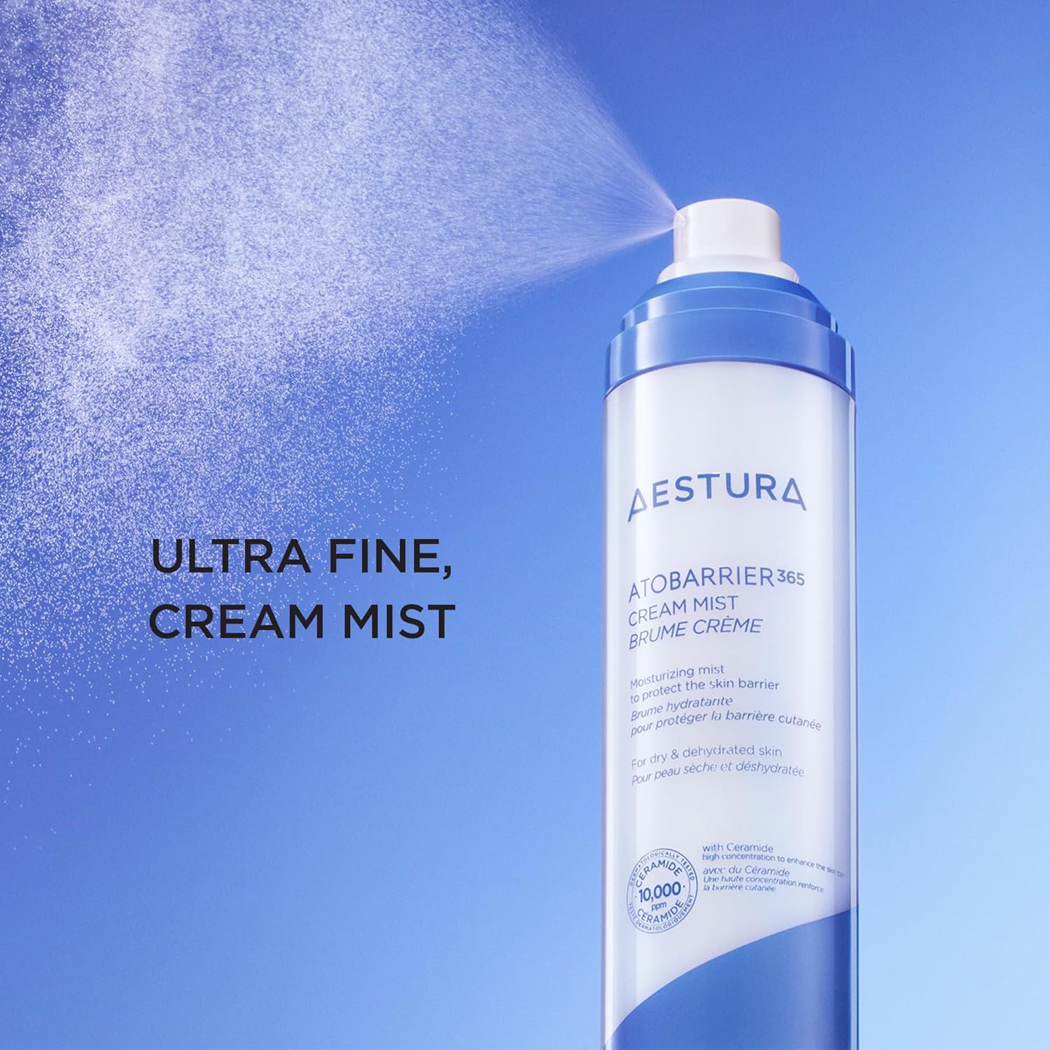 AESTURA Atobarrier 365 Cream Mist (120ml/4.05fl.oz) | Ceramide Hydrating Mist for Barrier Repair & Lasting Moisture