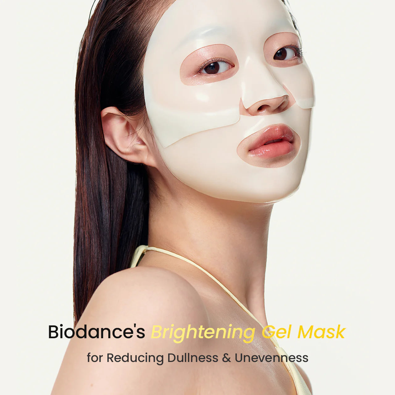 Biodance Radiant Vita Niacinamide Real Deep Mask (1 Box / 4 Sheets) | K-Beauty Niacinamide & Glutathione Dark Spot Brightening Hydrogel Mask