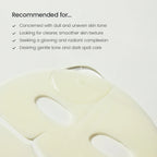 Biodance Radiant Vita Niacinamide Real Deep Mask (1 Box / 4 Sheets) | K-Beauty Niacinamide & Glutathione Dark Spot Brightening Hydrogel Mask
