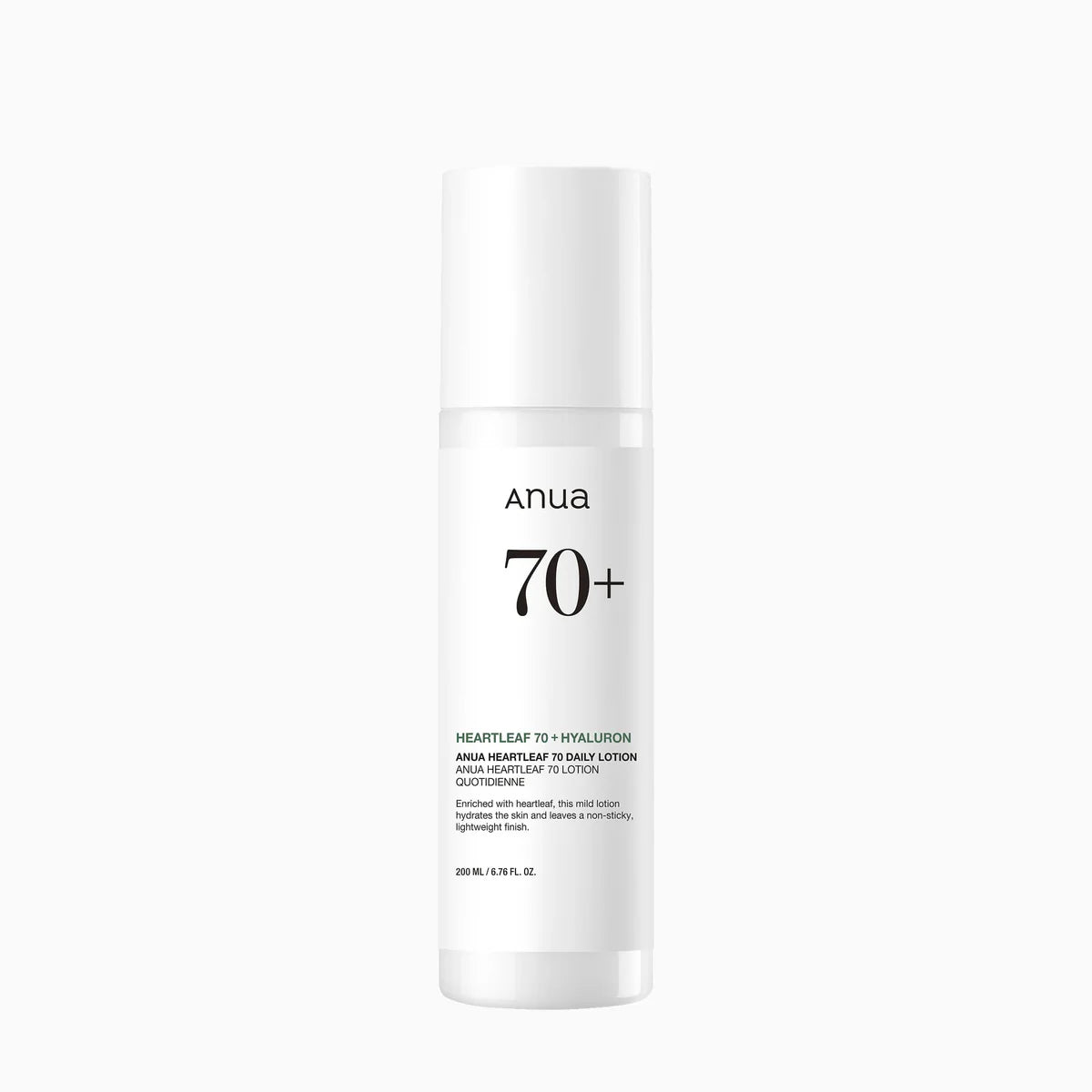 Anua Heartleaf 77 Daily Lotion (200ml / 6.76 fl. oz.) | K-Beauty Daily Face Moisturizer & Calming Lotion