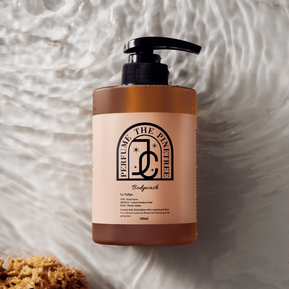 JC Pinetree La Tulipe Perfume Body Wash (500ml) | Hydrating Fragrance Shower Gel